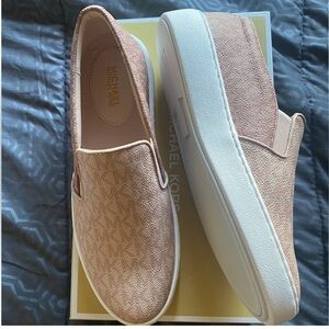 Michael Kors Pink Slip-On Sneakers